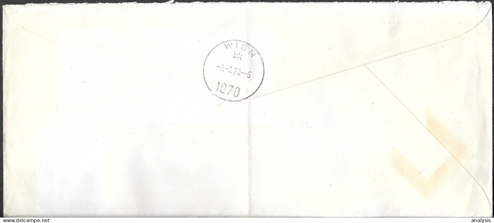 Argentina Registered Cover Mailed To Austria 1978. 1020P Rate Antarctica Stamps - Lettres & Documents