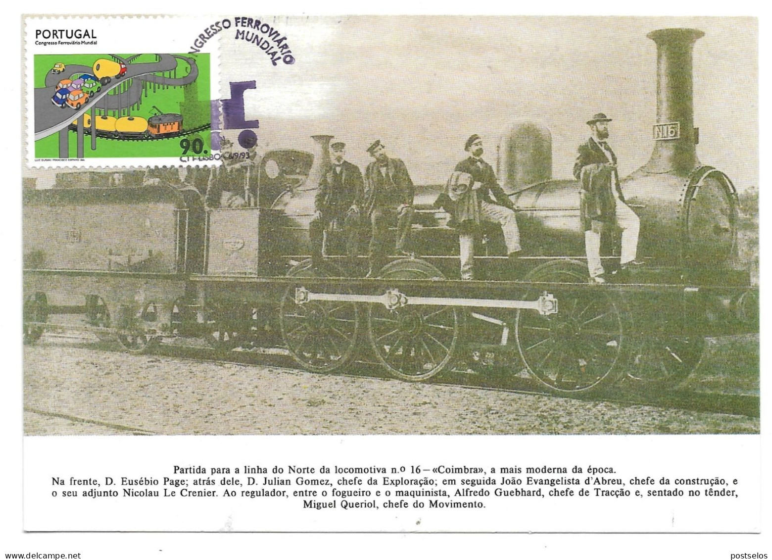 Congresso Ferroviário Mundial - Cartoline Maximum