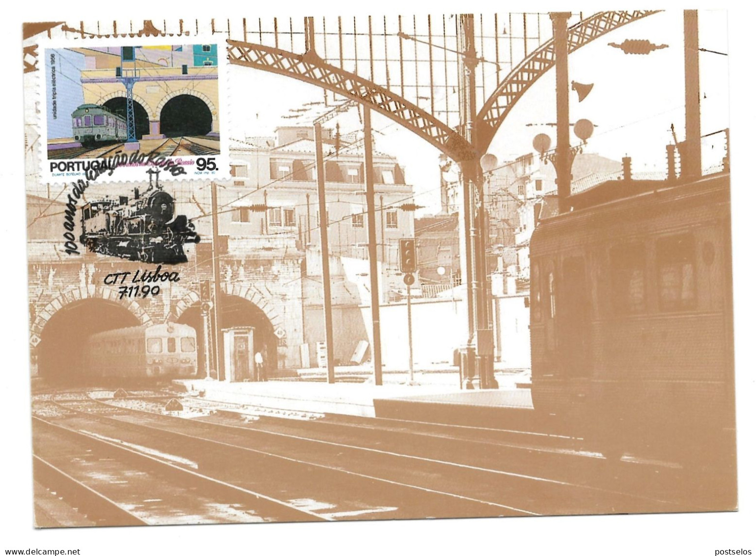 Estação Do Rossio 100 Anos - Maximum Cards & Covers