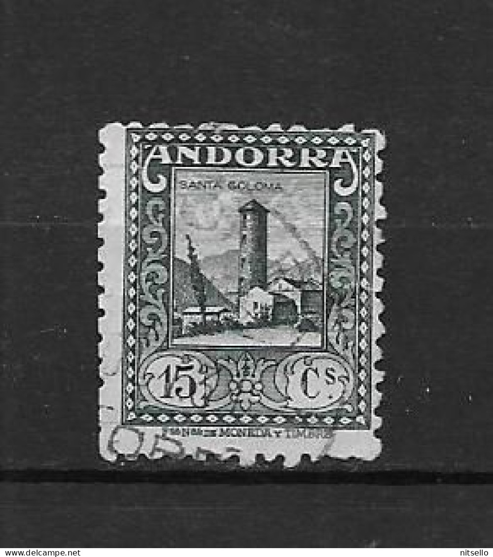 LOTE 2164 ///  (C035) ANDORRA 1929  YVERT Nº: 19      ¡¡¡ OFERTA - LIQUIDATION - JE LIQUIDE !!! - Used Stamps
