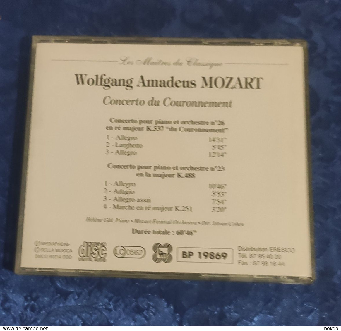 Mozart - Concerto Du Couronnement - Klassiekers