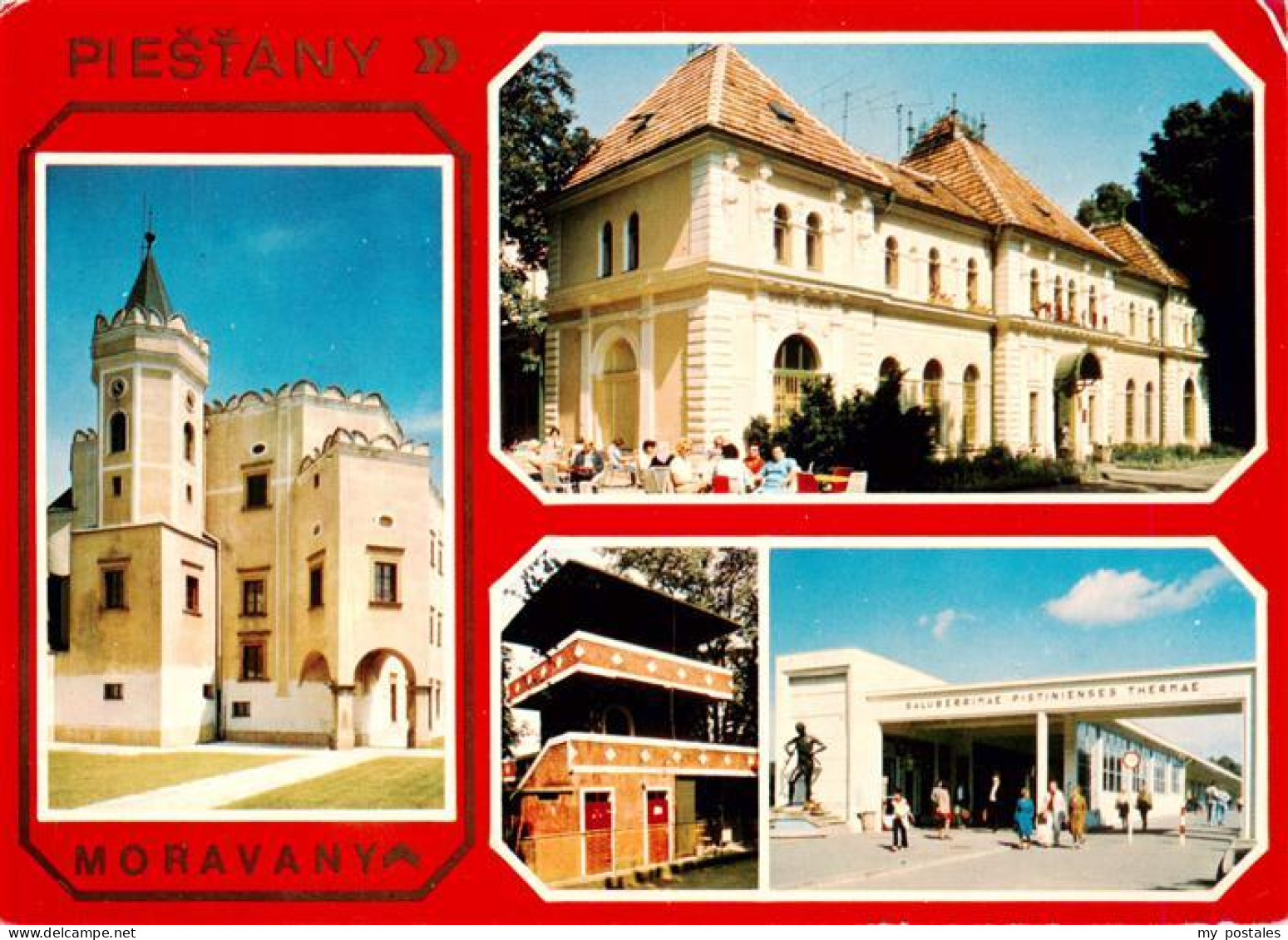 73943229 Piestany_Pistian_Poestyen_SK Moravany Dom Museum Portal Kolonnadenbruec - Slowakei