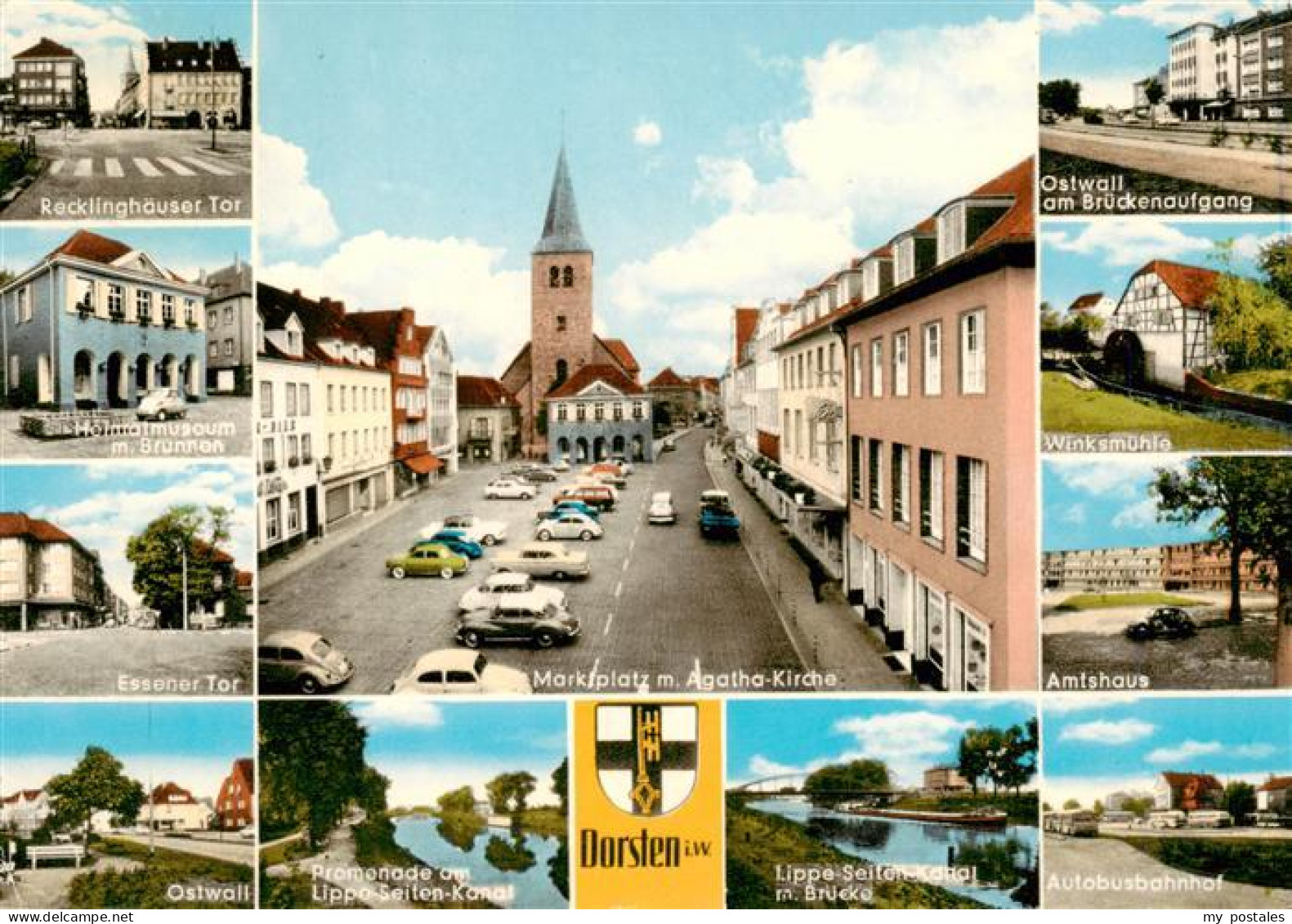 73943090 Dorsten Stadttore Heimatmuseum Ostwall Marktplatz Kirche Promenade Lipp - Dorsten