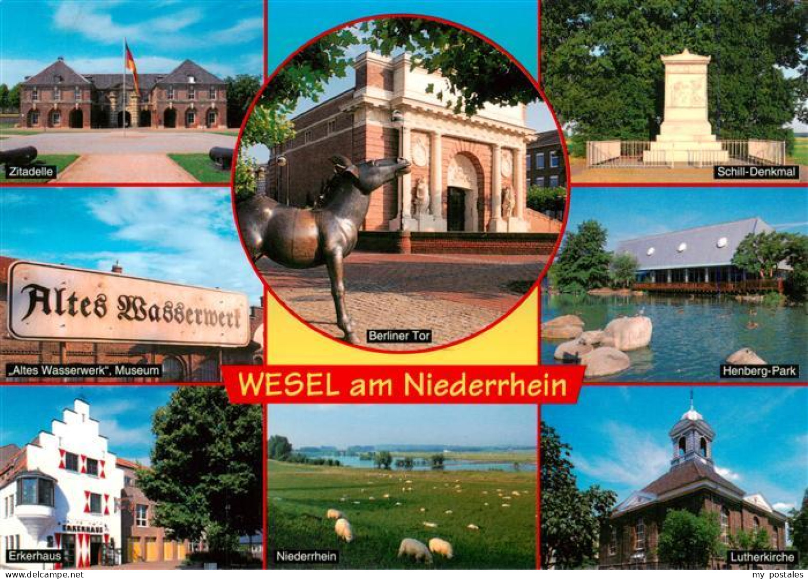 73943057 Wesel__Rhein Zitadelle Altes Wasserwerk Museum Erkerhaus Berliner Tor N - Wesel