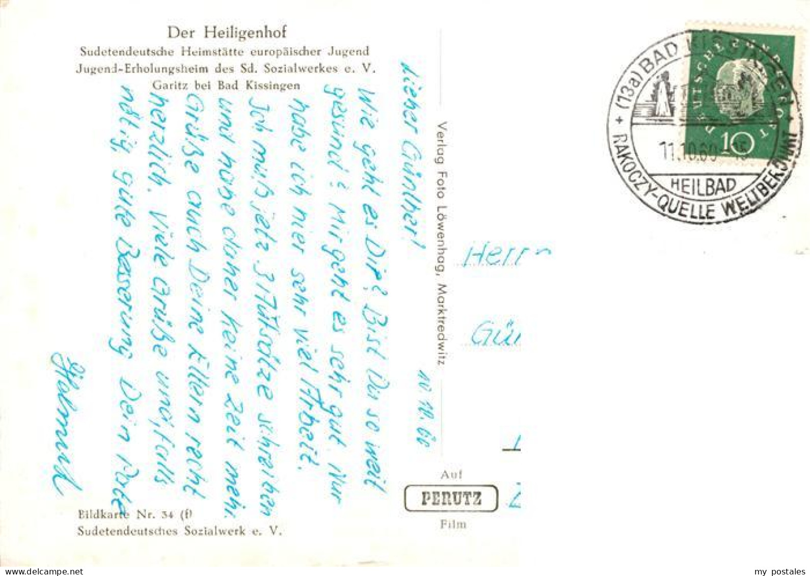 73901899 Garitz Bad Kissingen Der Heiligenhof Sudetendeutsche Heimstaette Europa - Bad Kissingen