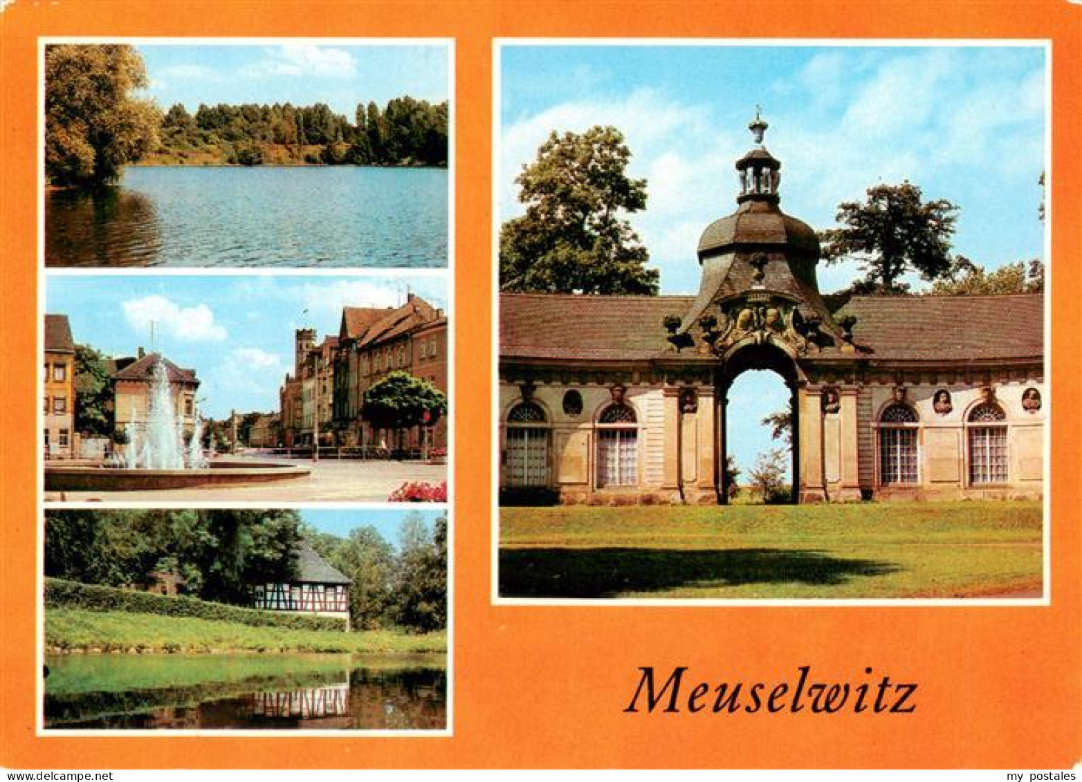 73901815 Meuselwitz Hainbergsee Markt Alte Muehle Am Muehlenteich Park Mit Orang - Meuselwitz