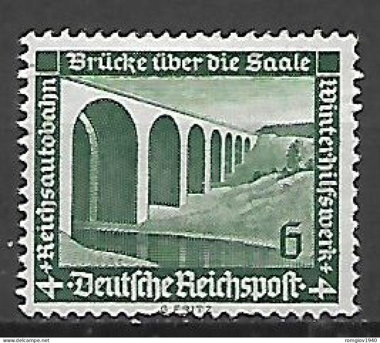 GERMANIA REICH  1936 SOCCORSO INVERNALE UNIF. 585   MNH  XF - Gebraucht