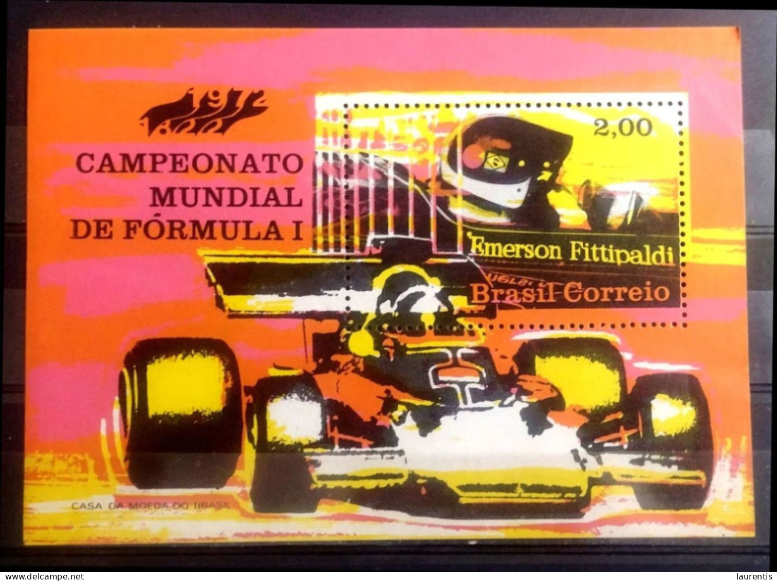 D1268. E Fittipaldi - Brasil Yv B30 - MNH - 3,95 (20) - Automobile