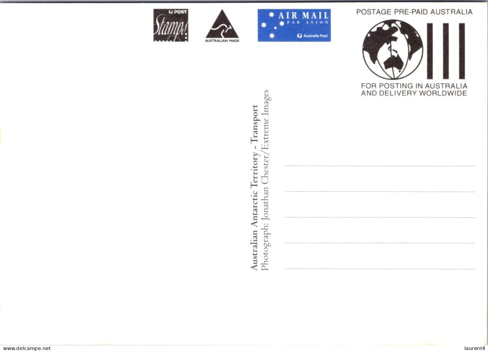 5-5-2024 (4 Z 11) Australia (1 Card) Maxicard - AAT -   Transport - Ice Bikes - Maximumkaarten
