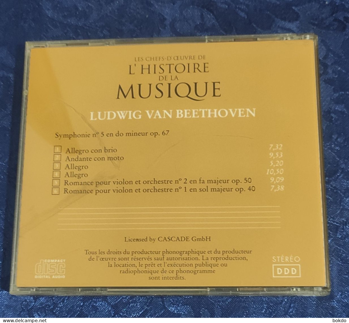 Ludwig Van Beethoven - Symphonie N° 5 - Romances Pour Violon N) 1 Et 2 - Classical