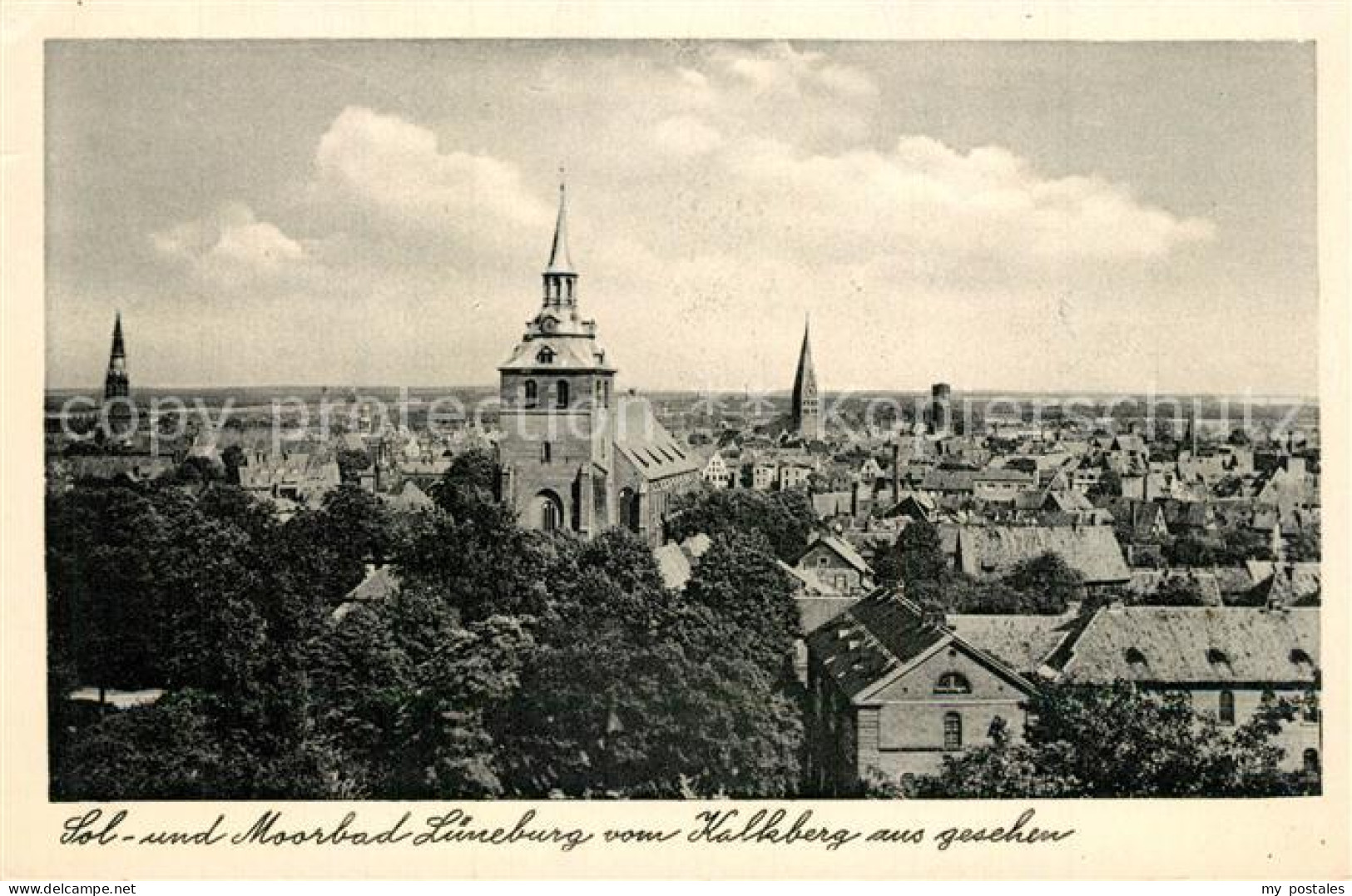 73369622 Lueneburg Kirche Stadtpanorama Lueneburg - Lüneburg