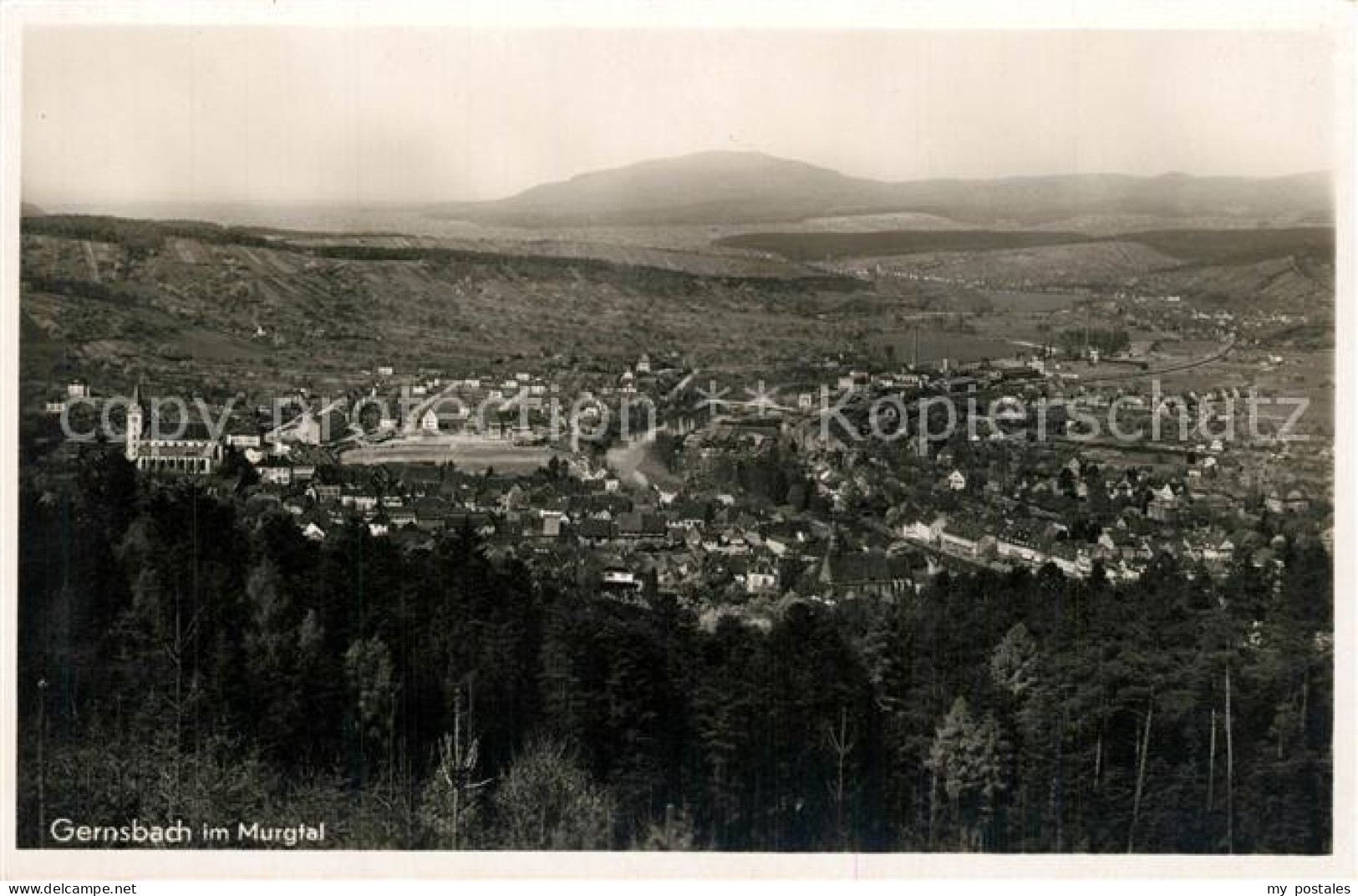 73369132 Gernsbach Panorama Schloss Gernsbach - Gernsbach