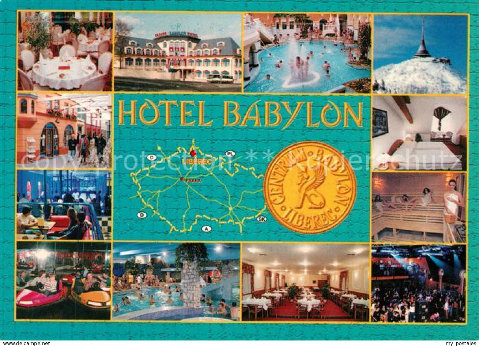 73365882 Liberec Hotel Babylon Teilansichten Pool Sauna Zimmer Disco Liberec - Czech Republic