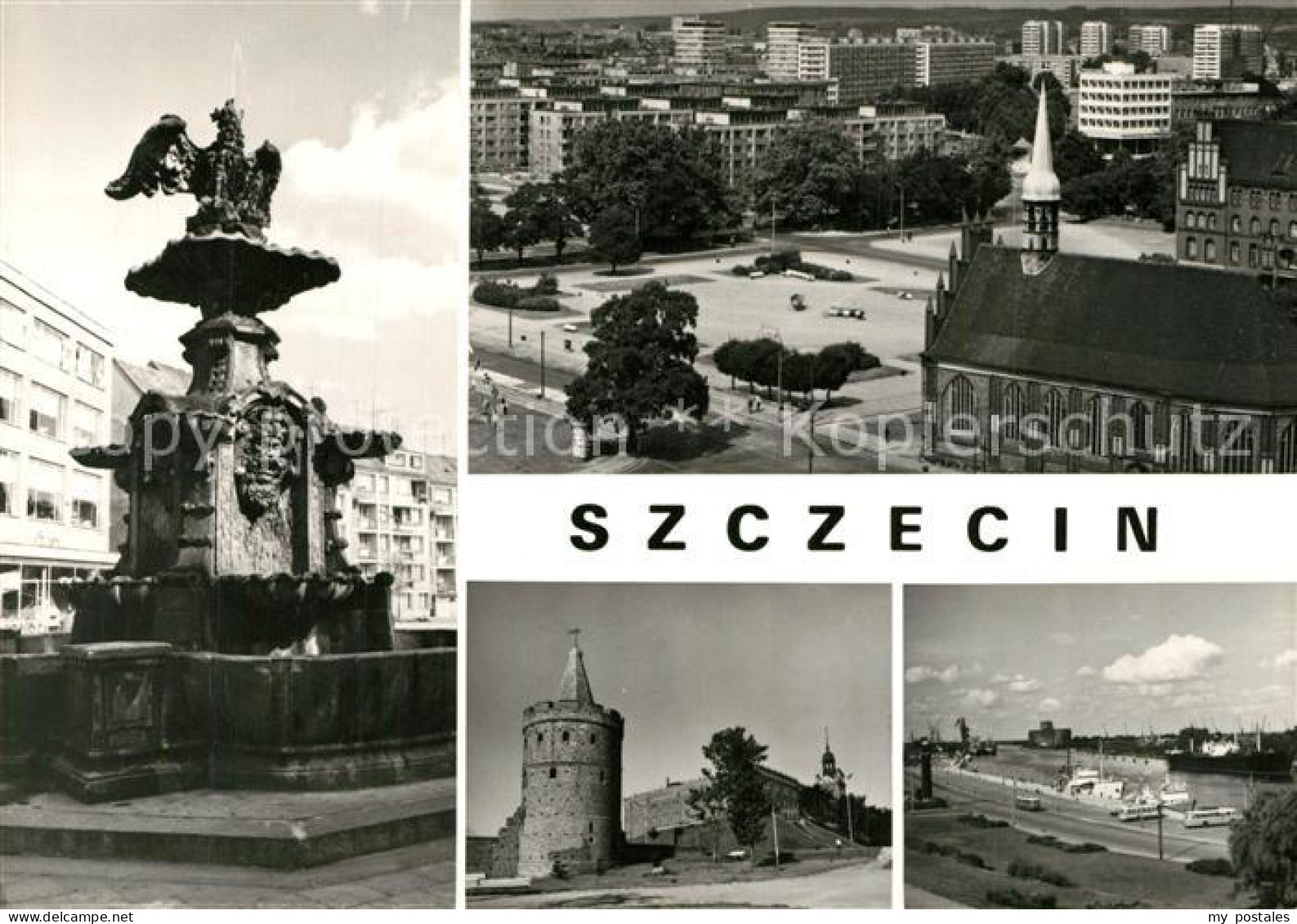 73365842 Szczecin Stettin Studzienka Orla Bialego Panorama Miasta Zamek Ksiqzqi  - Polen