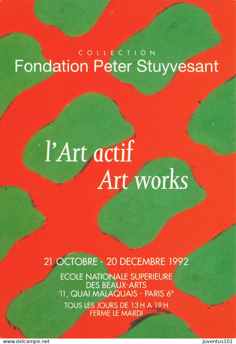 CPSM Paris-Publicité-La Fondation Peter Stuyvesant    L2893 - Reclame