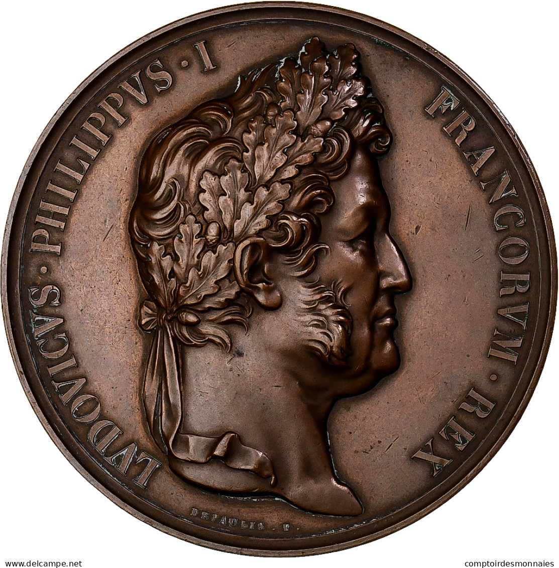 France, Médaille, Couronnement De Louis Philippe Ier, History, 1830, Depaulis - Sonstige & Ohne Zuordnung