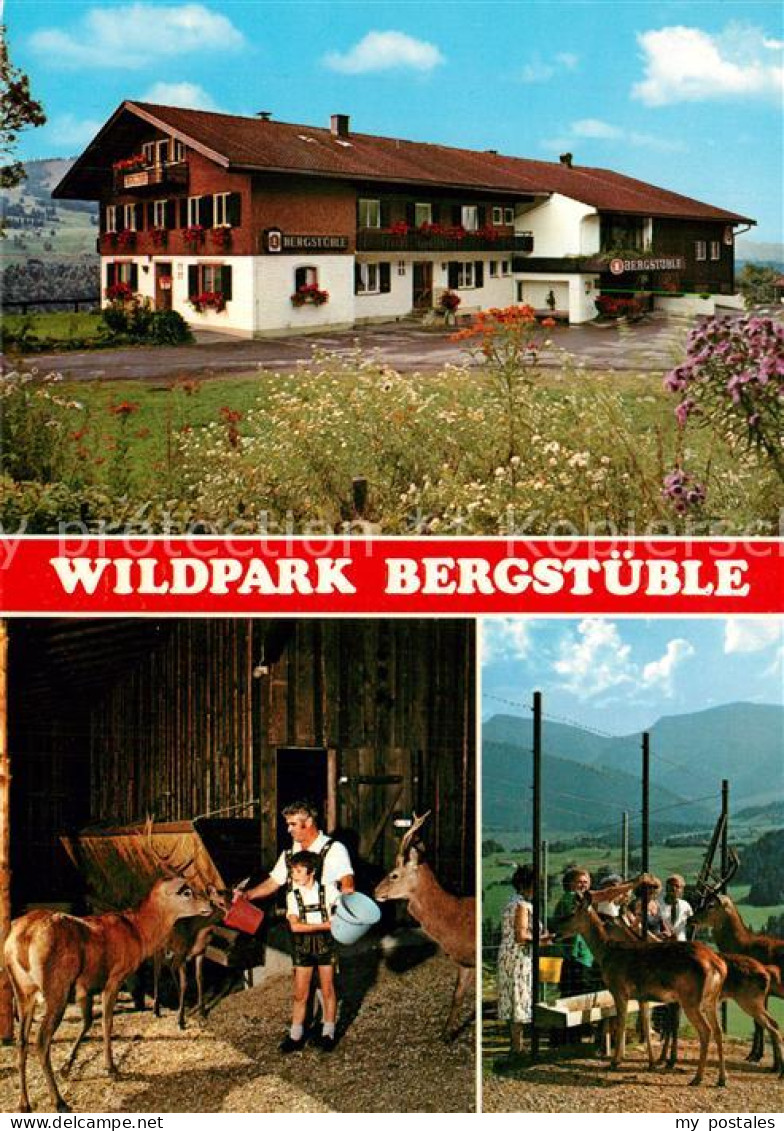 73364726 Willis Oberstaufen Wildpark Bergstueble Cafe Pension Willis Oberstaufen - Oberstaufen