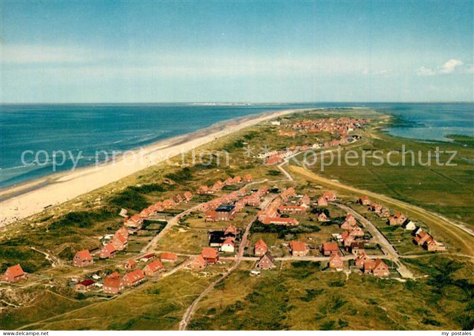 73364619 Insel Juist Fliegeraufnahme Insel Juist - Norderney