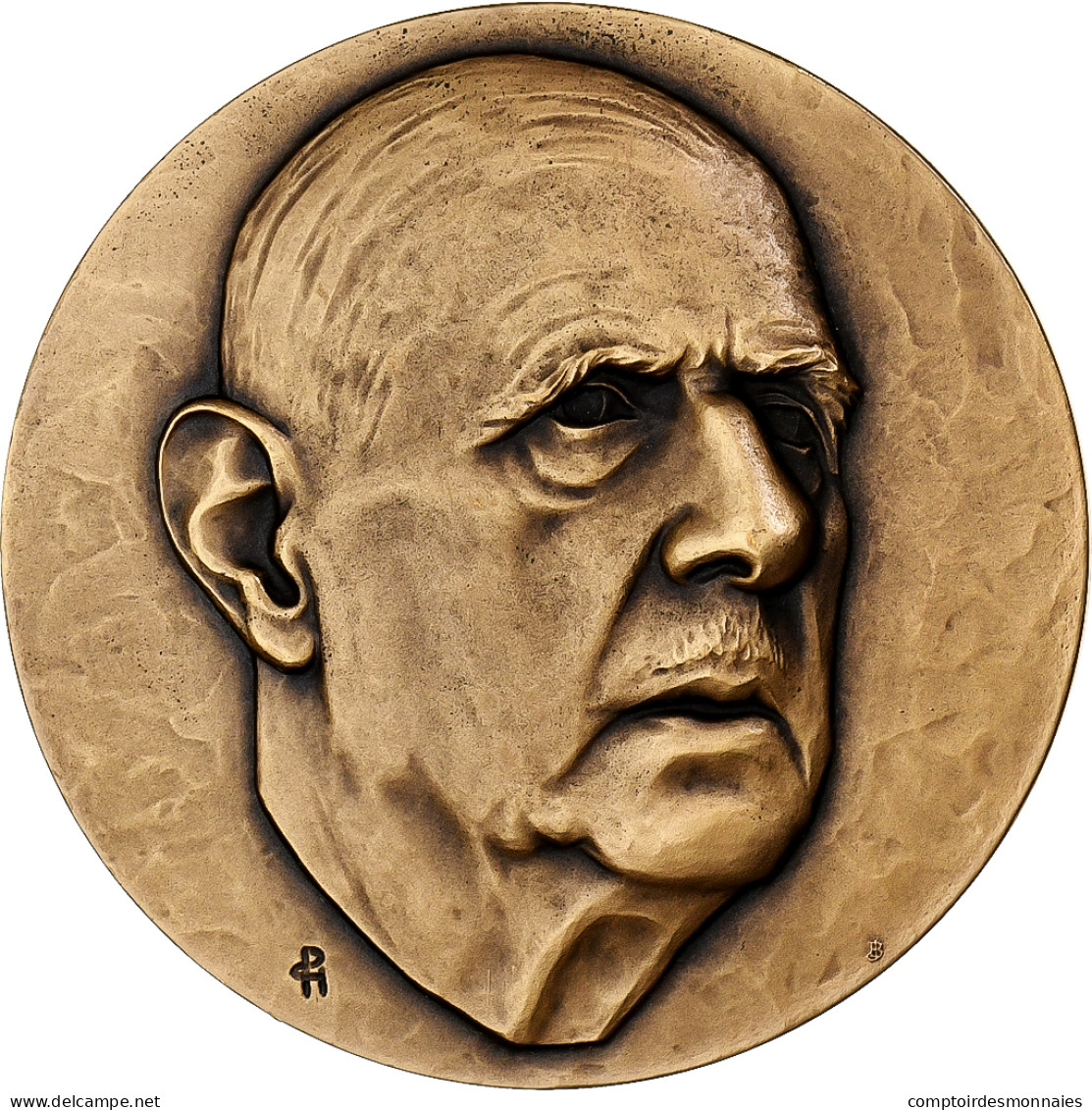France, Médaille, Charles De Gaulle, Bronze, J. Balme, SPL - Altri & Non Classificati