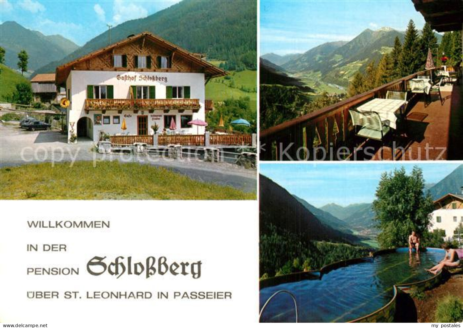 73364312 St Leonhard Passeier Pension Schlossberg Swimming Pool Landschaftspanor - Other & Unclassified