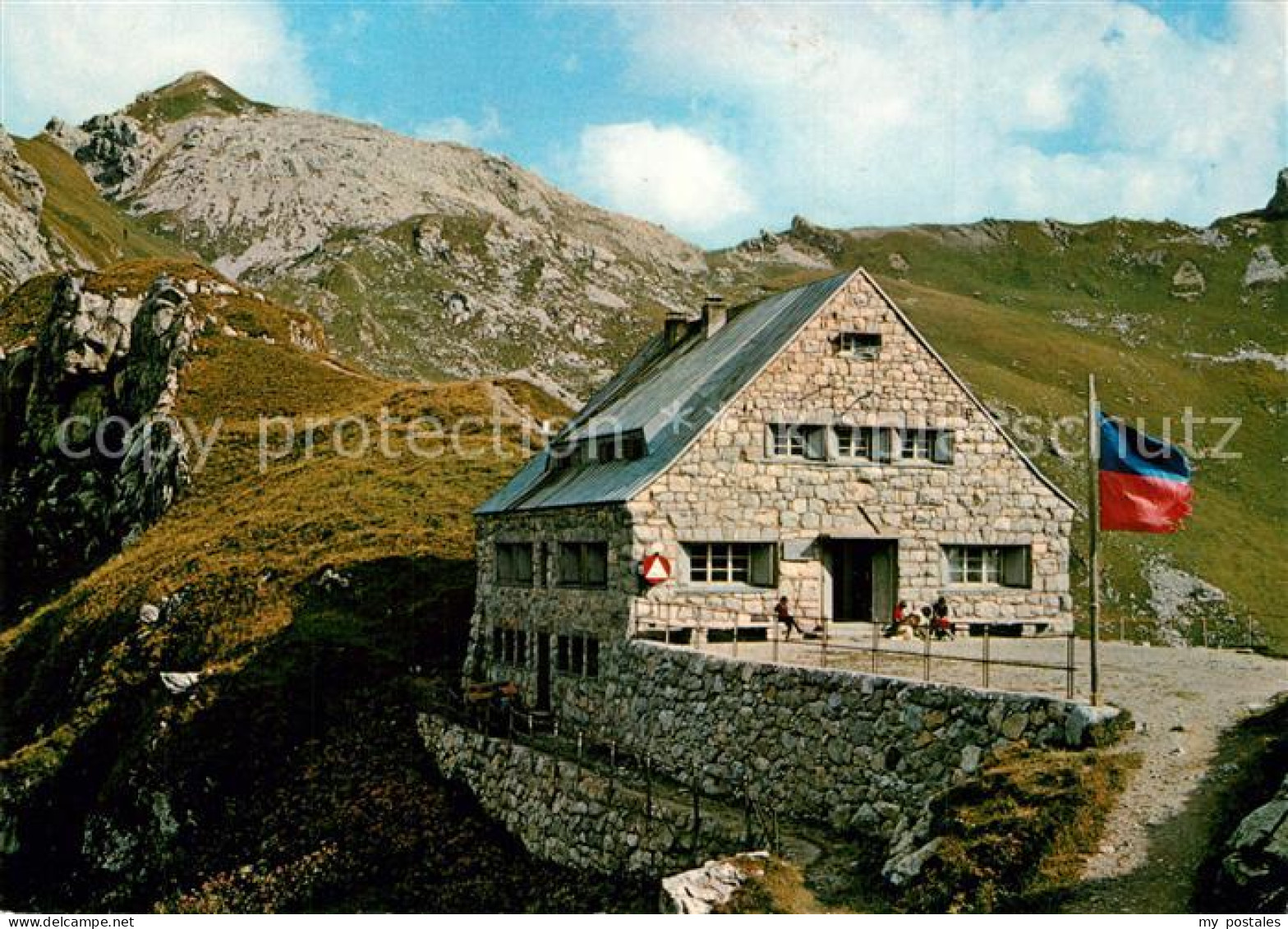 73363786 Triesenberg Pfaelzerhuette Bettlerjoch Berghuette Augstenberg Raetikon  - Liechtenstein