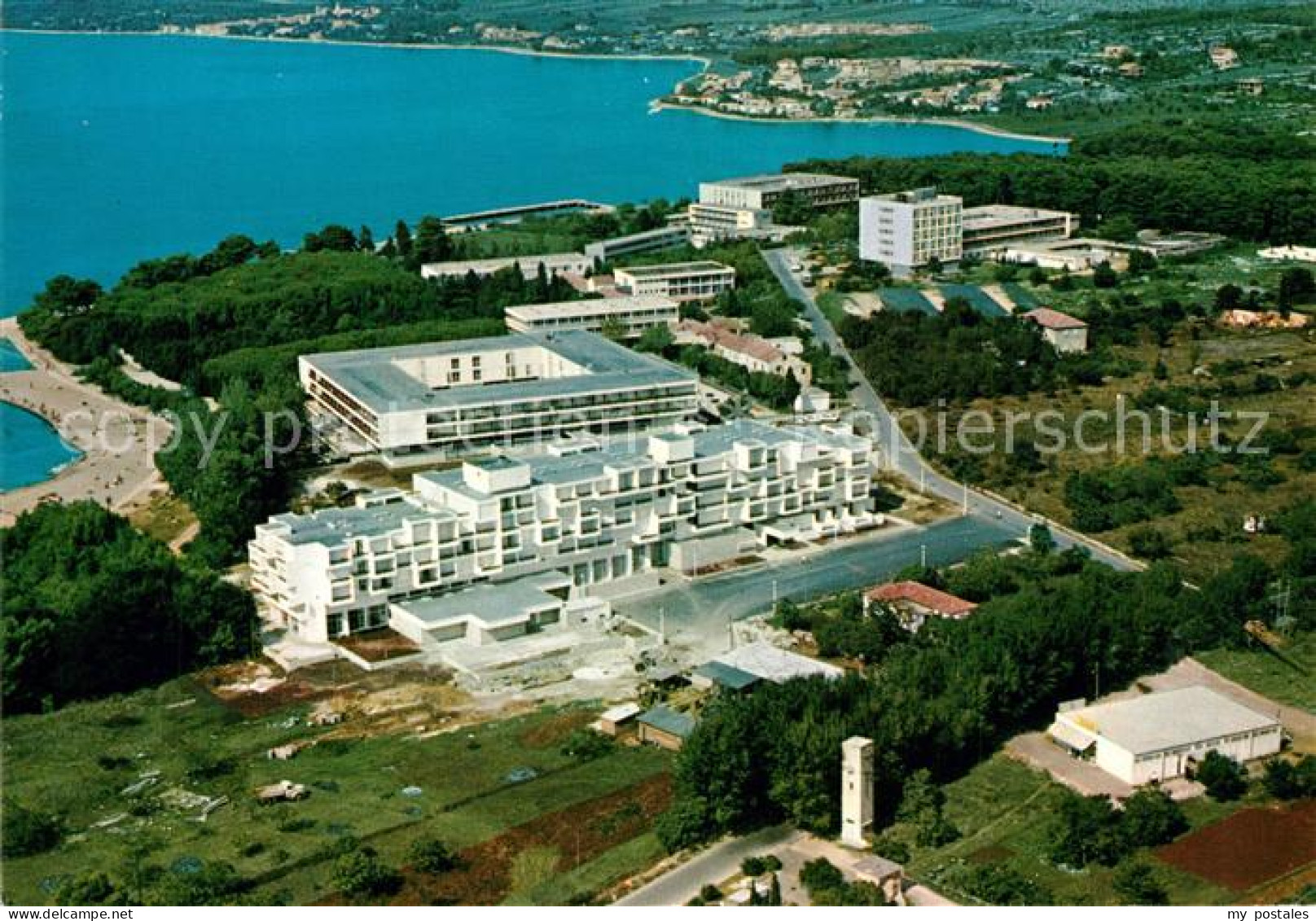 73363539 Zadar Zadra Zara Ferienresort Hotel Borik Fliegeraufnahme Zadar Zadra Z - Kroatië