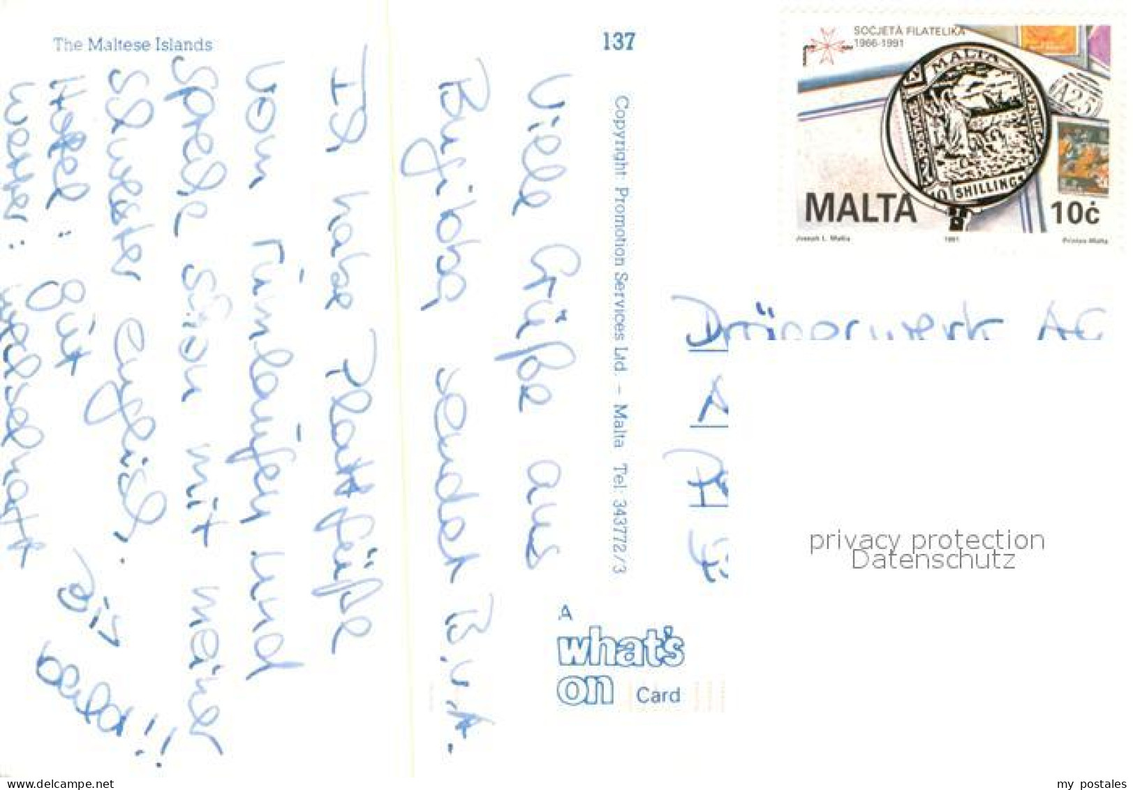 73363113 Malta Landkarte Der Mittelmeerinsel Malta - Malta