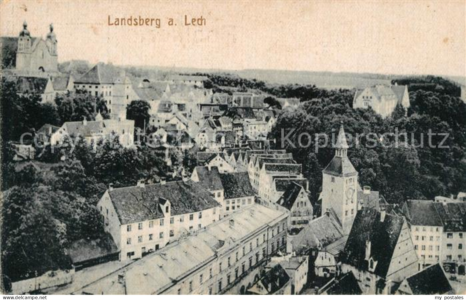 73362802 Landsberg Lech Vogelperspketive Landsberg Lech - Landsberg