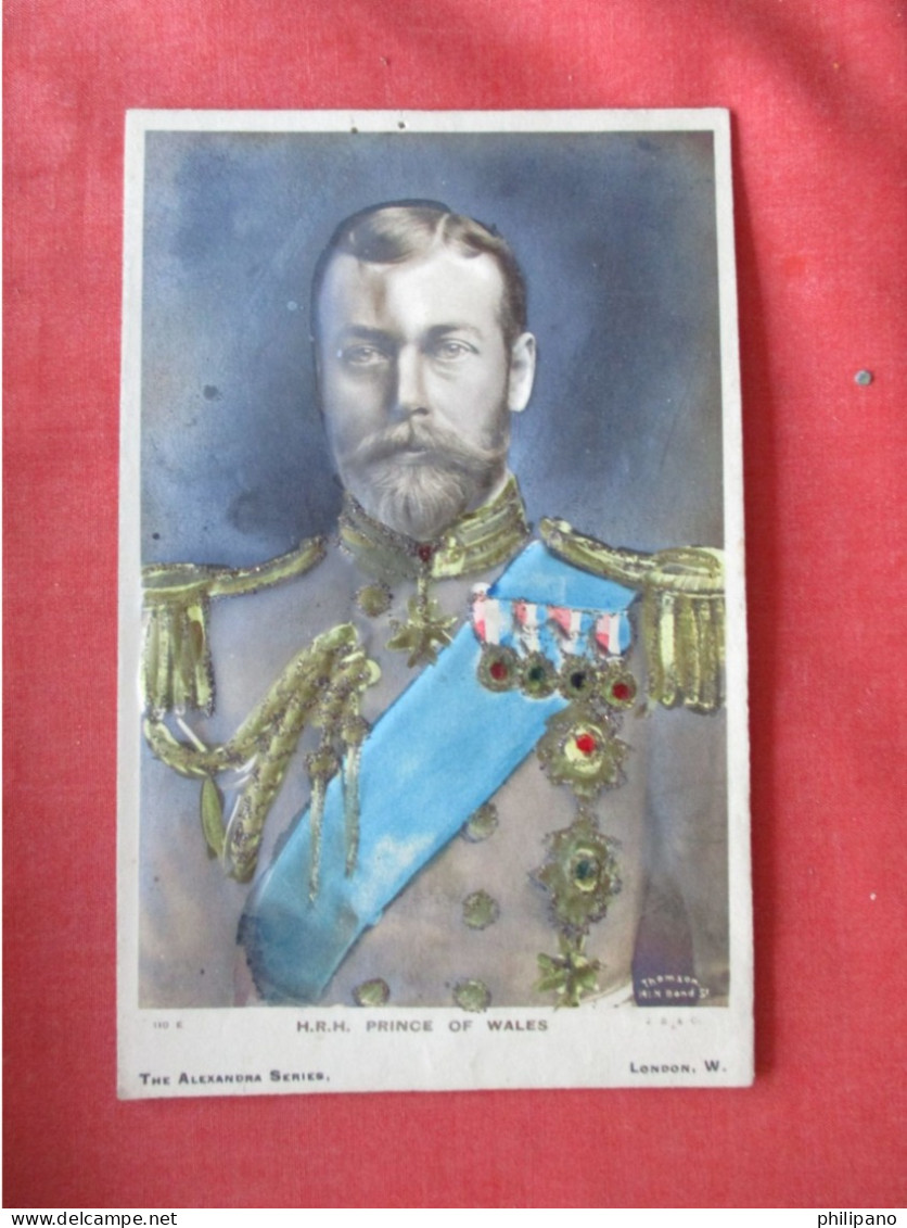 Portrait Relief Card Glitter Added H.R.H. Prince Of Wales    Ref 6400 - Königshäuser
