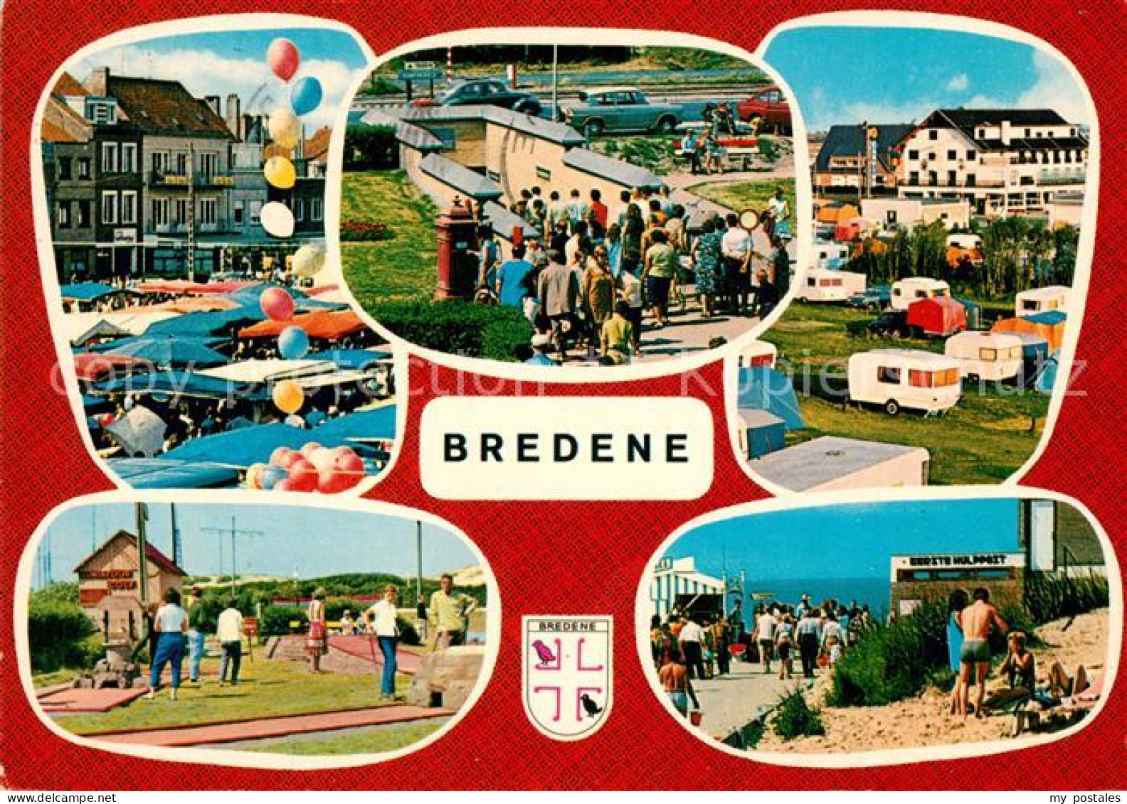 73361345 Bredene Marktplatz Minigolf Campingplatz Strandpromenade Bredene - Bredene