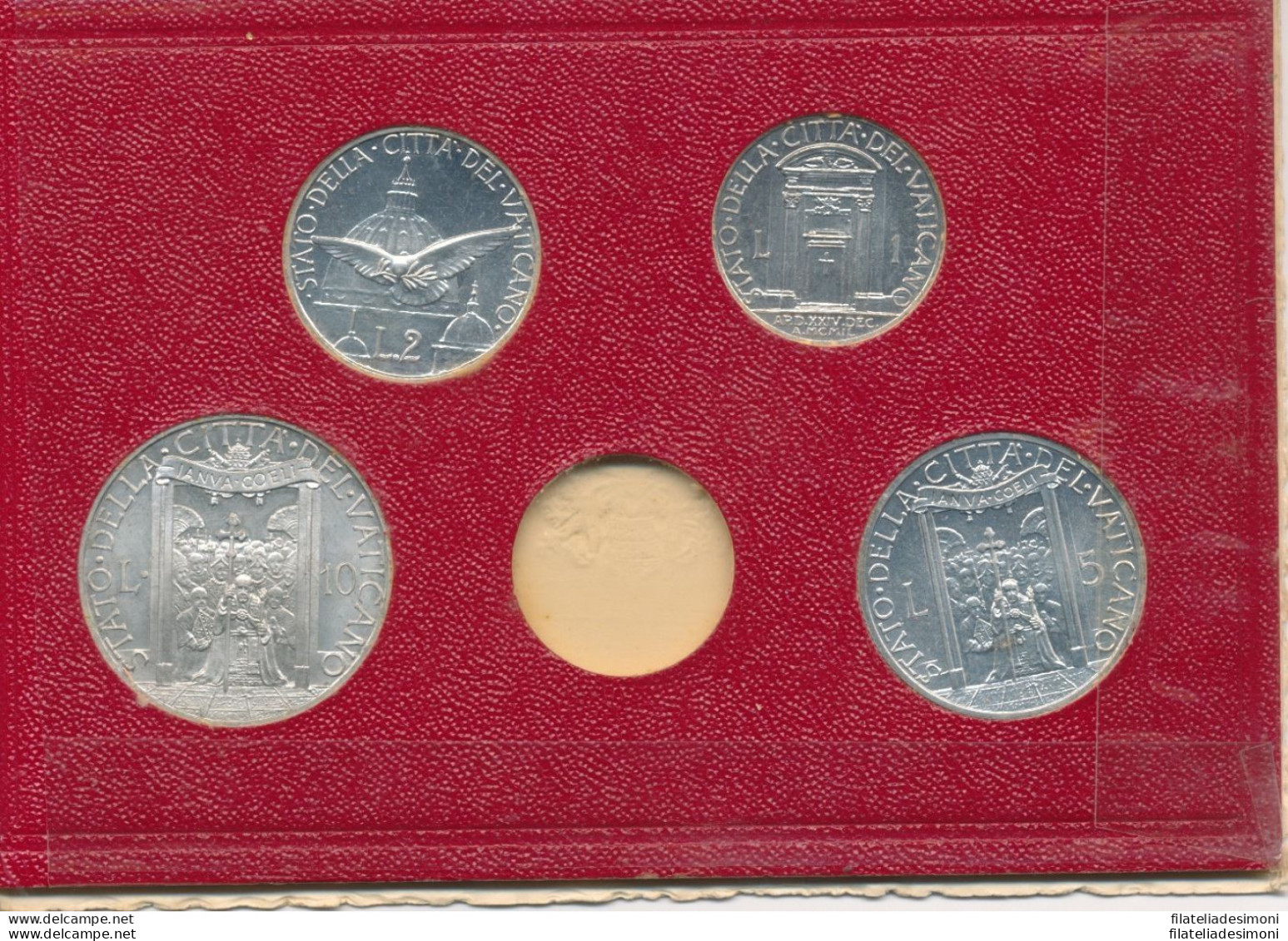 1950 Vaticano, PIO XII,Annata Completa, Oro Escluso FDC - Vatican