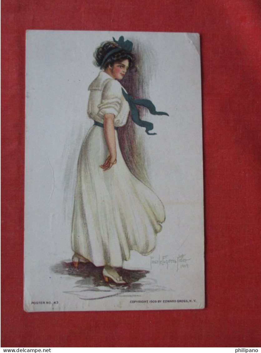 BEAUTIFUL WOMAN GLAMOUR PEARLE EUGENIA FIDLER ARTIST SIGNED    Ref 6401 - Fashion