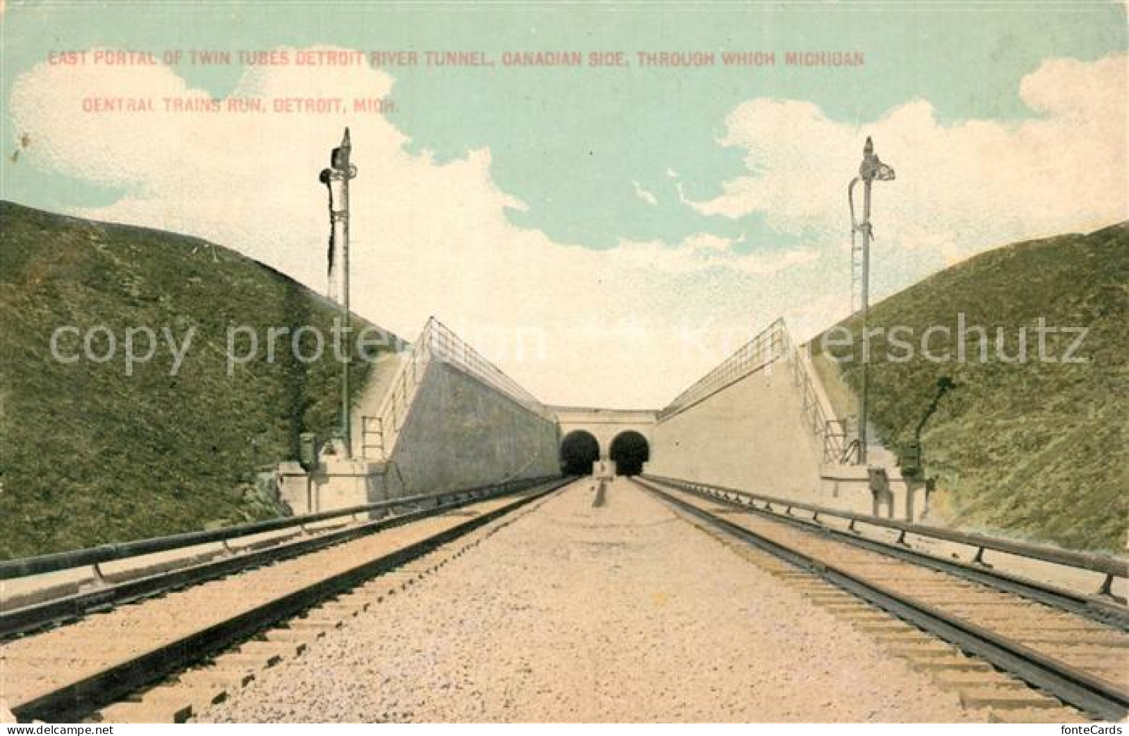 73316563 Detroit_Michigan East Portal Twin Tubes Detroit River Tunnel - Andere & Zonder Classificatie