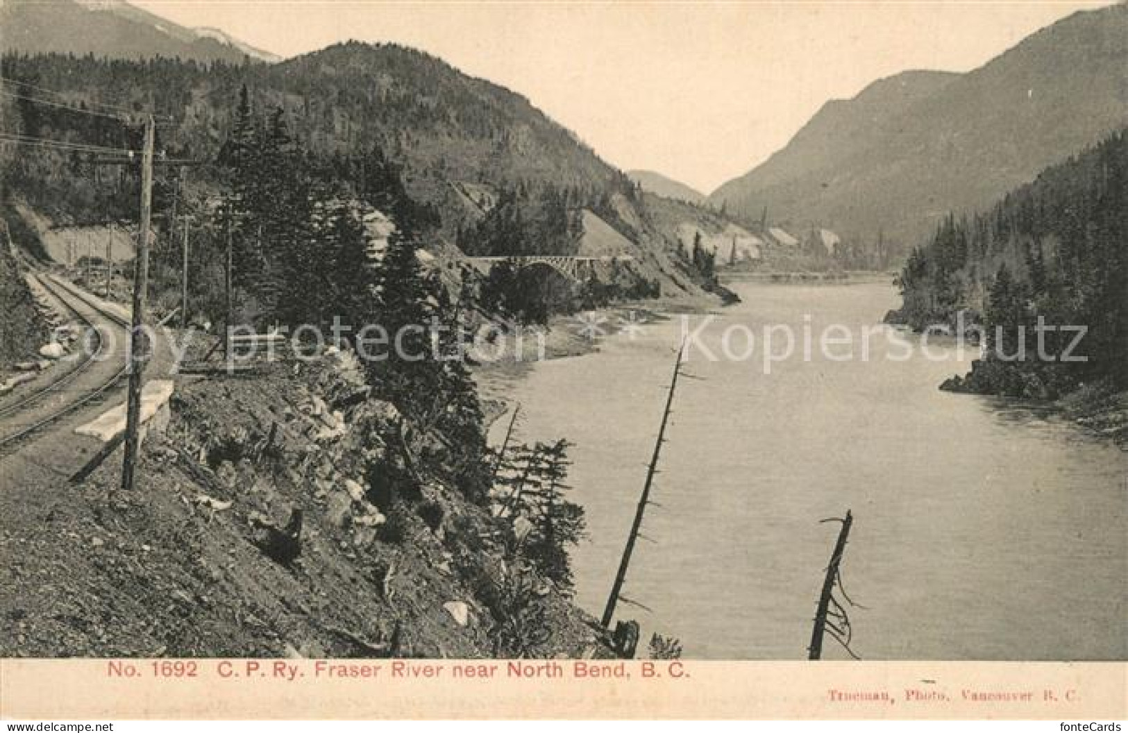 73316510 British Columbia North Bend Fraser River British Columbia - Unclassified