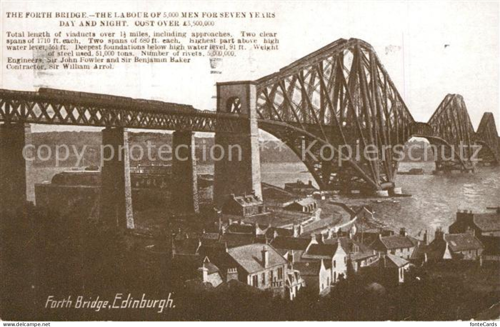 73316072 Edinburgh Forth Bridge Edinburgh - Autres & Non Classés