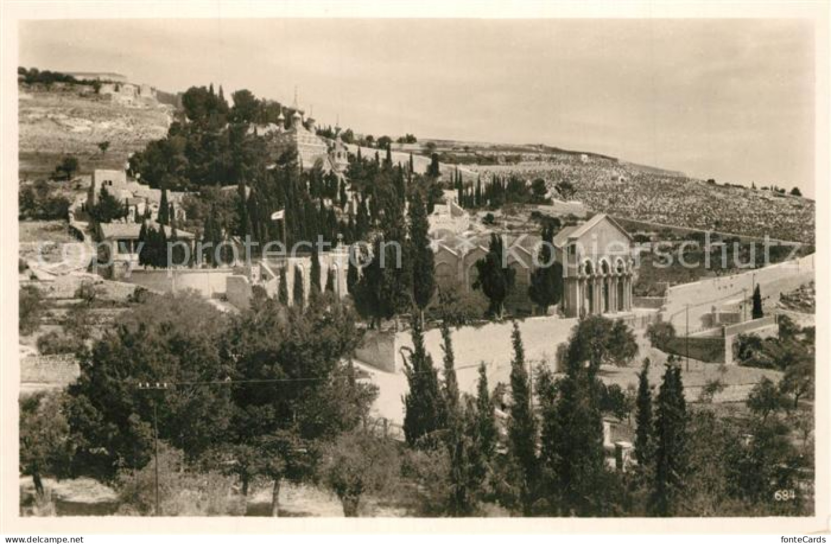73299599 Jerusalem Yerushalayim Mount Of Olives With Garden Of Gethsemane Oelber - Israel