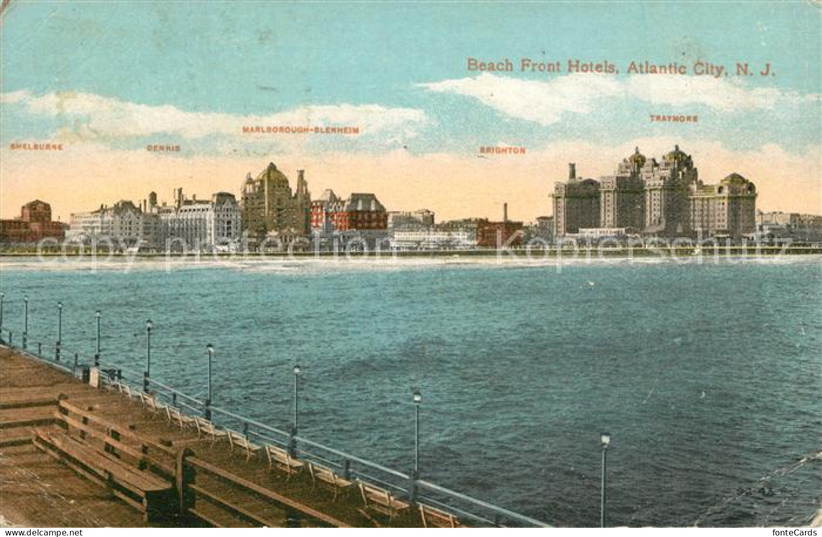 73299211 Atlantic_City_New_Jersey Beach Front Hotels - Autres & Non Classés