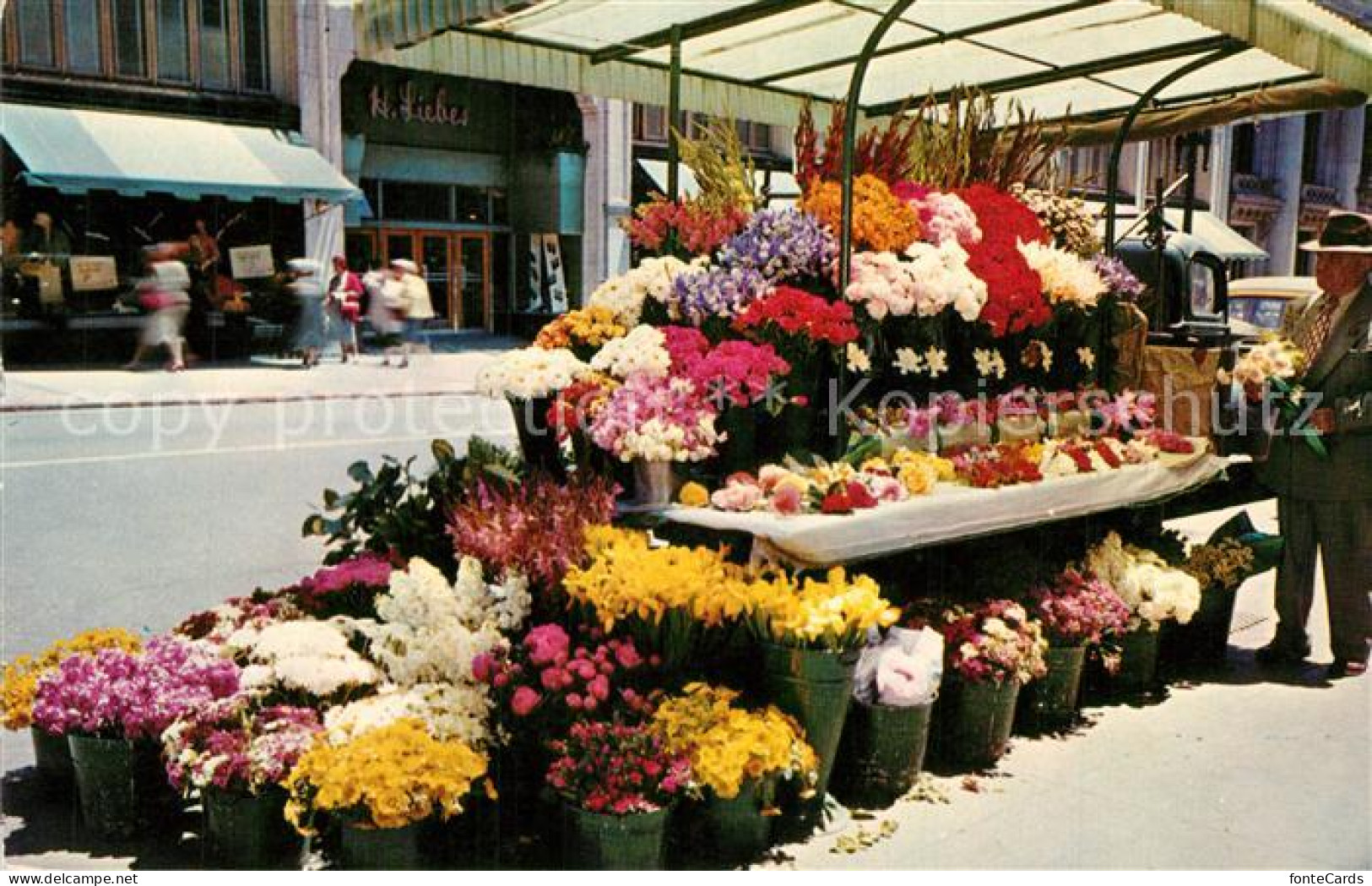 73295410 San_Francisco_California Sidewalk Flower Stands - Andere & Zonder Classificatie