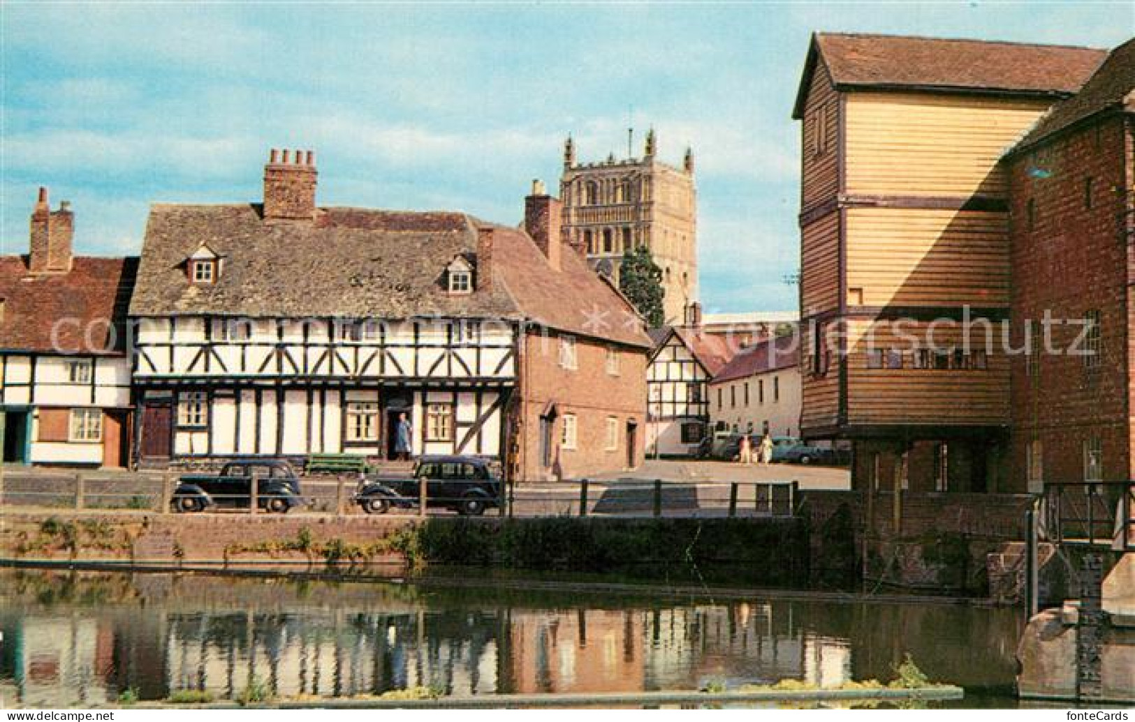 73295311 Tewkesbury Abbey And Mill Tewkesbury - Andere & Zonder Classificatie