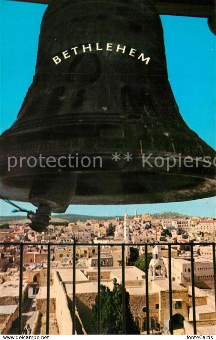 73293487 Bethlehem Yerushalayim Glocke Panorama Bethlehem Yerushalayim - Israel