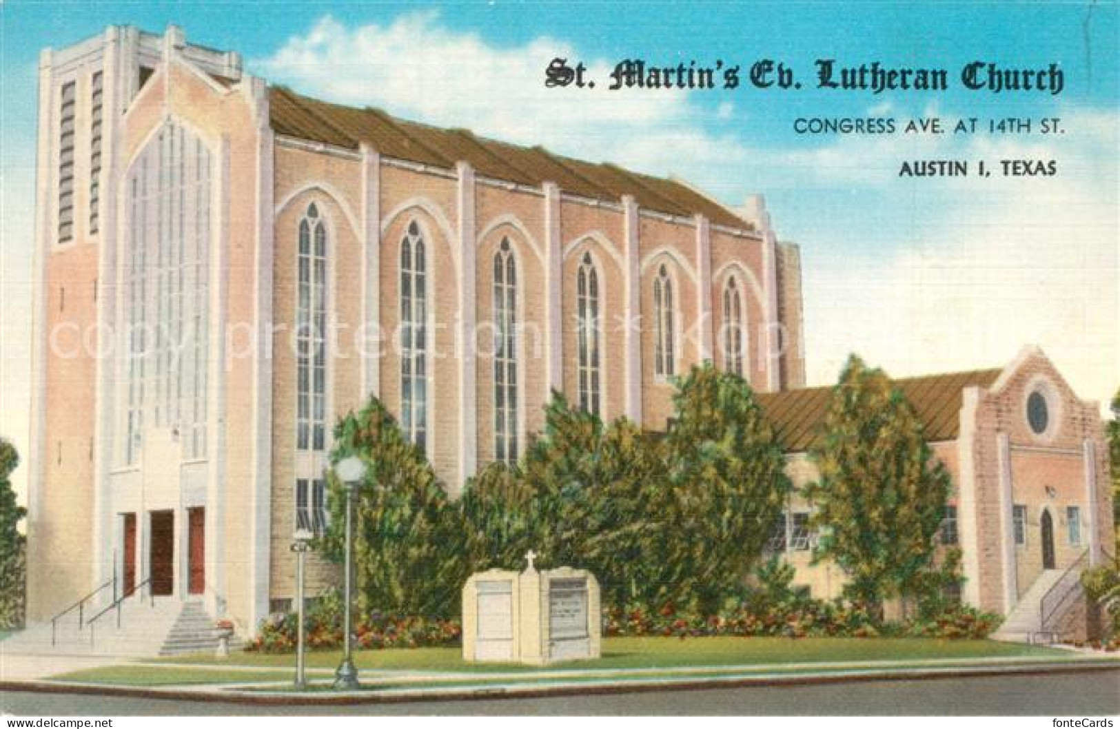 73292482 Austin_Texas St Martins Ev Lutheran Church - Sonstige & Ohne Zuordnung