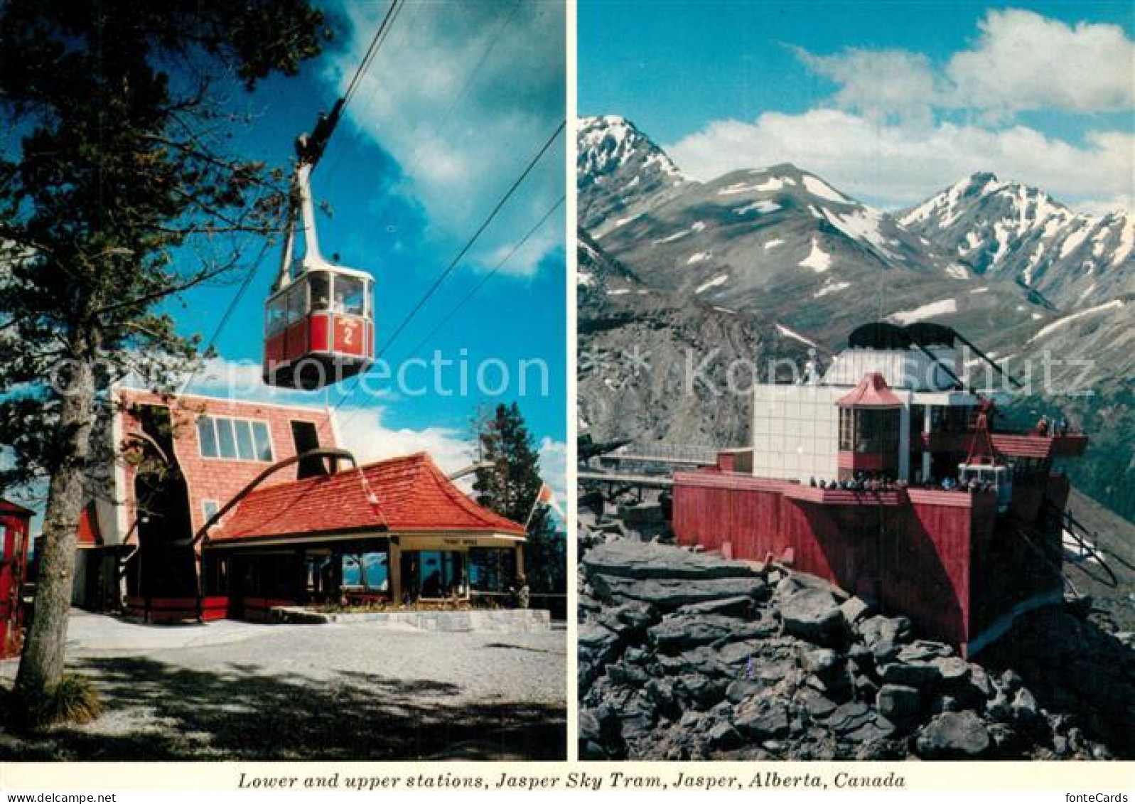 73291275 Alberta  Jasper Sky Tram Lower And Upper Stations Alberta  - Sin Clasificación