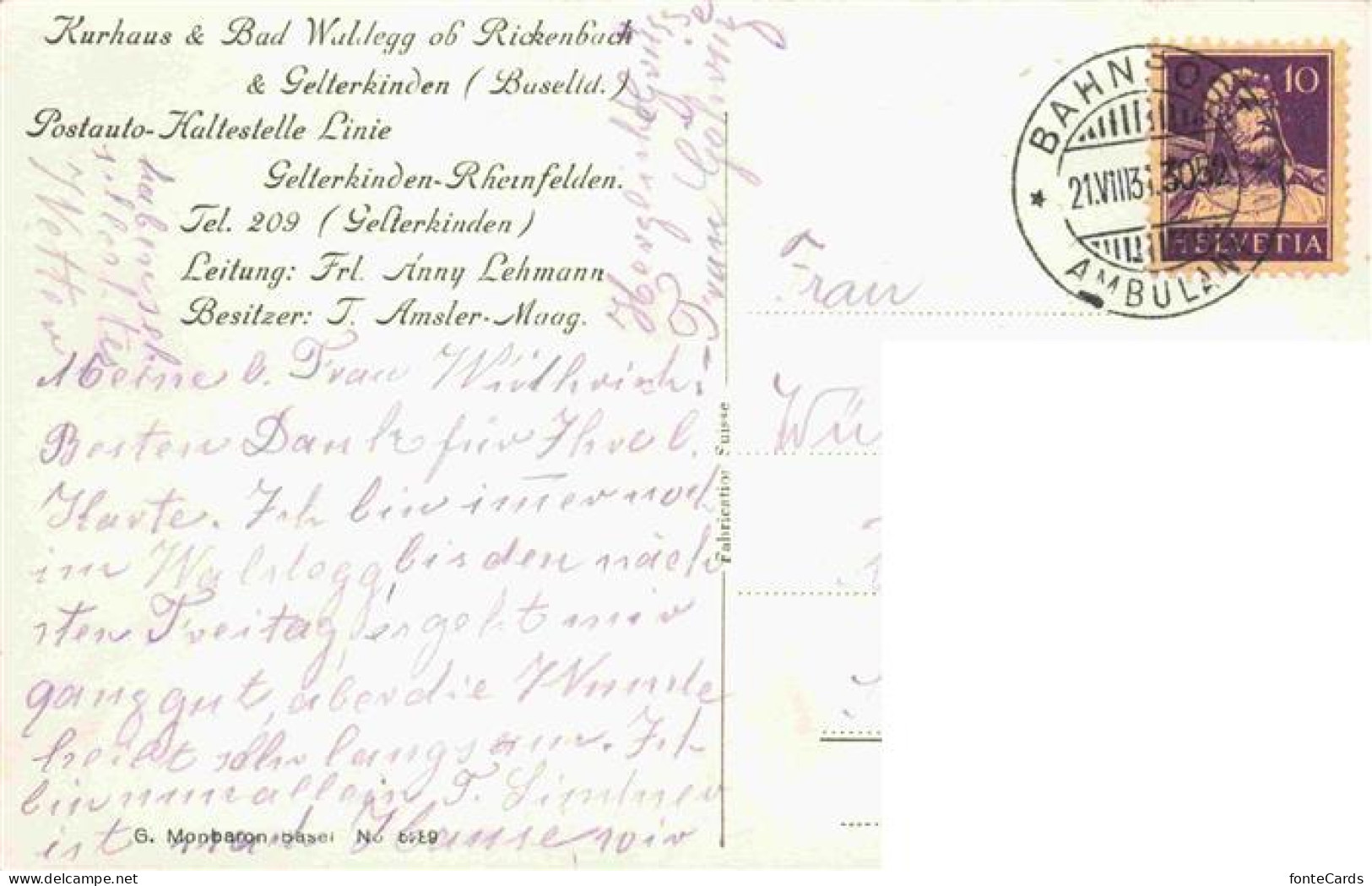 13974522 Rickenbach_BL Kurhaus Und Bad Waldegg - Andere & Zonder Classificatie