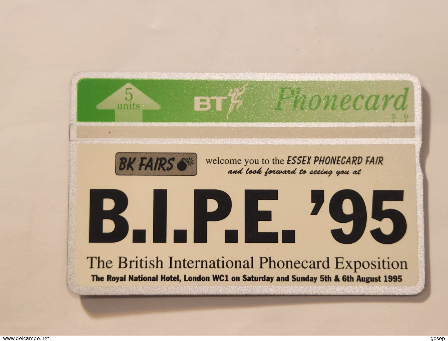 United Kingdom-(BTG-484)-Essex Phonecard Fair April-(409)(505B33924)(tirage-500)-price Cataloge-6.00£-mint - BT Allgemeine