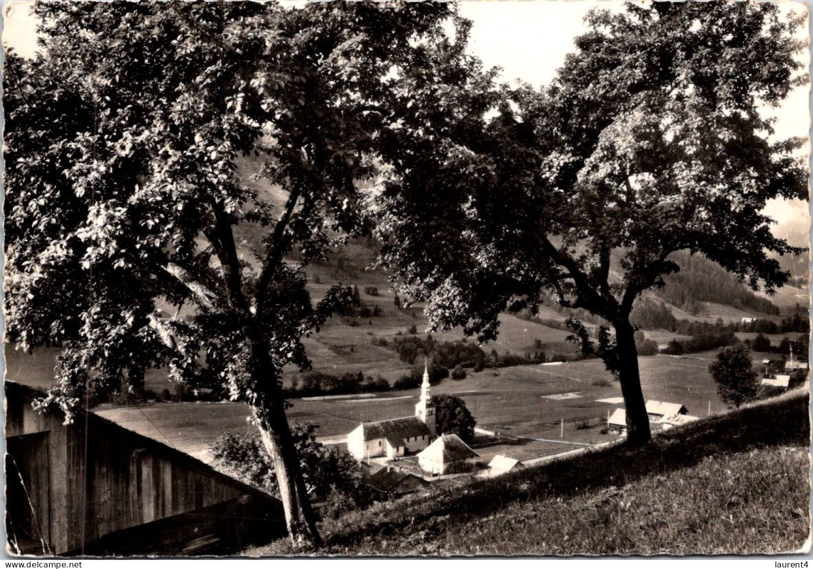 5-5-2024 (4 Z 15) France (posted 1961 - B/w - Thin Fold) La Chapelle D'Abondane - Kirchen U. Kathedralen