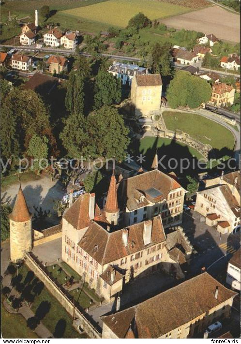 11856615 Avenches Schloss Amphitheater Und Cigognier Fliegeraufnahme Avenches - Other & Unclassified