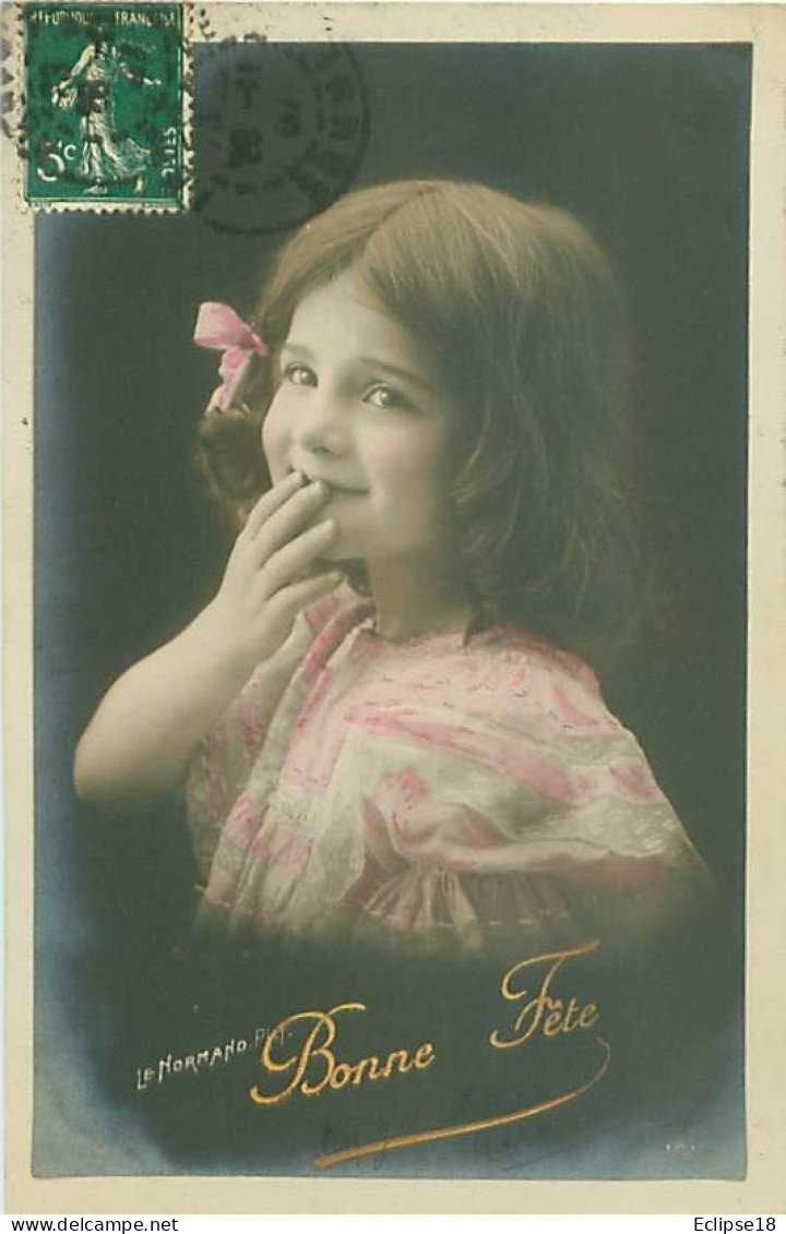 Portrait Fillette - Ruban Rose Dans Les Cheveux    Q 2597 - Abbildungen
