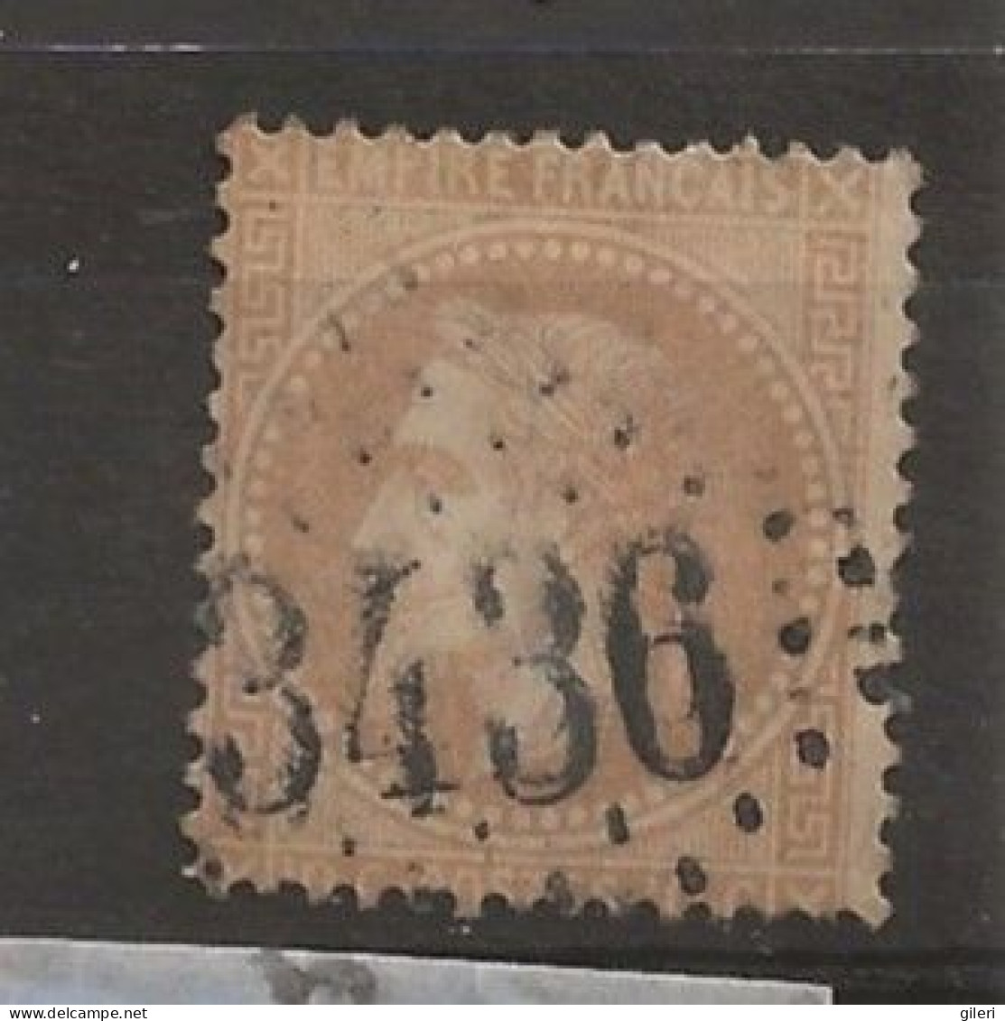 N 28B Ob Gc3436 - 1863-1870 Napoléon III Con Laureles
