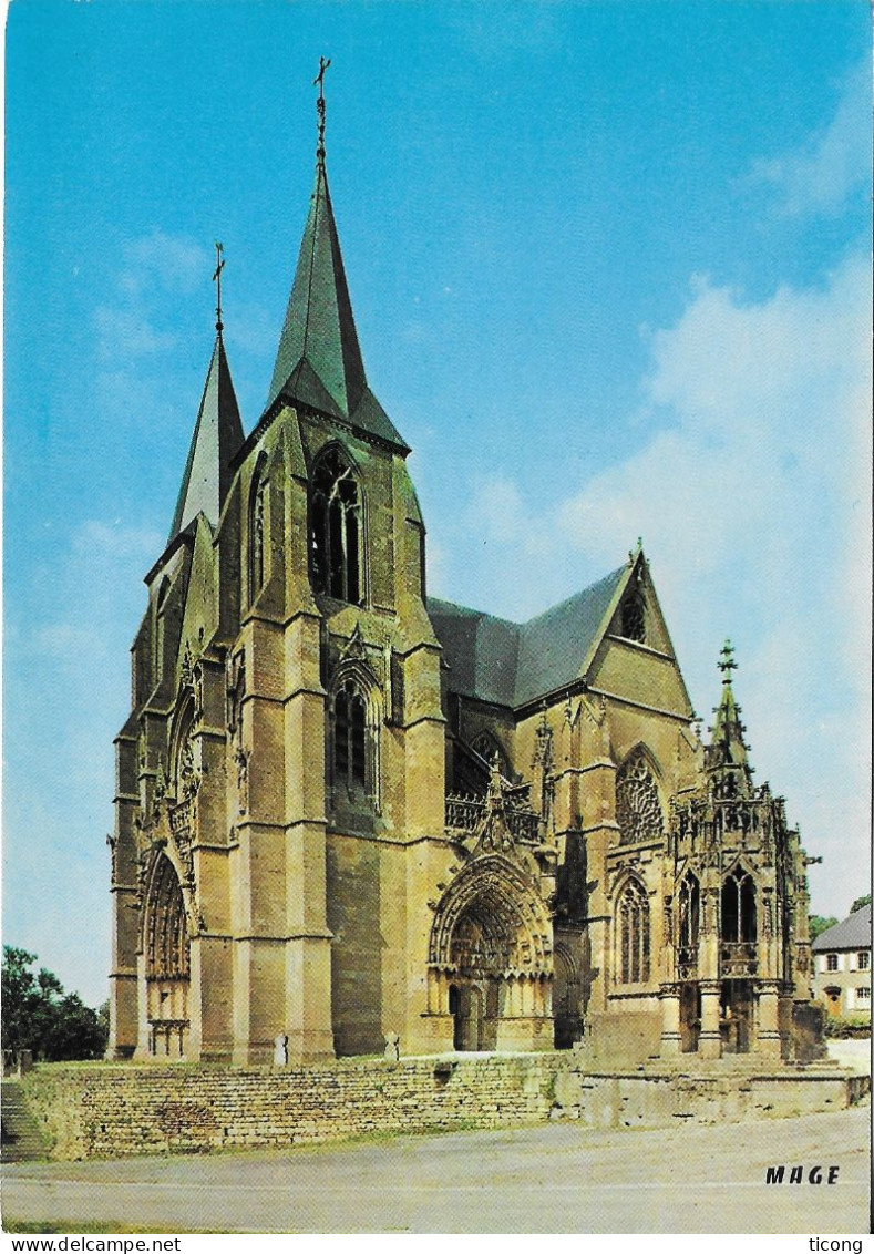 AVIOTH MEUSE - LA BASILIQUE DU XII - XIV SIECLE, CARTE ANCIENNE DES EDITIONS MAGE DRANCY, VOIR LE SCANNER - Avioth