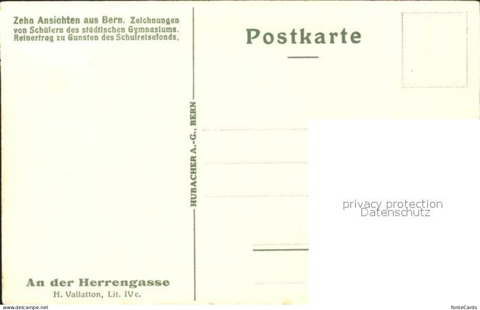 11756225 Bern BE In Der Herrengasse Zeichnung Bern BE - Autres & Non Classés